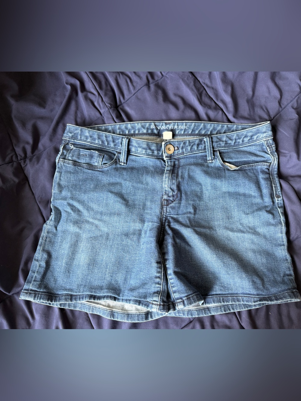 Banana Republic Blue Denim Jean Shorts
